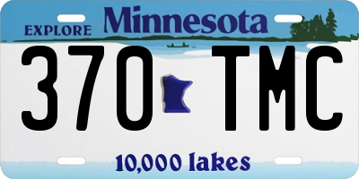 MN license plate 370TMC