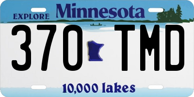MN license plate 370TMD