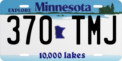 MN license plate 370TMJ