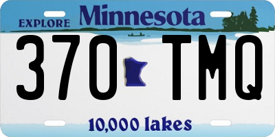 MN license plate 370TMQ