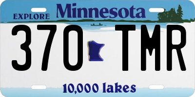 MN license plate 370TMR