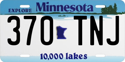 MN license plate 370TNJ