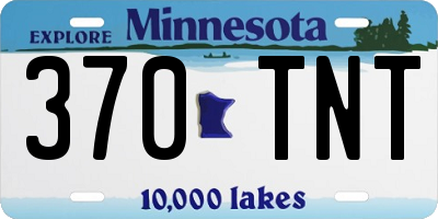 MN license plate 370TNT