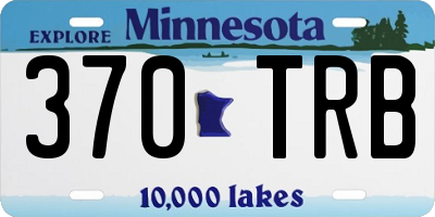 MN license plate 370TRB