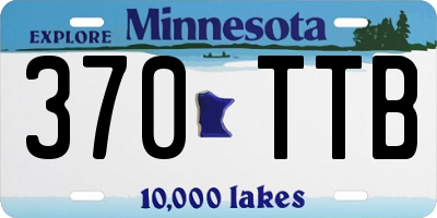 MN license plate 370TTB