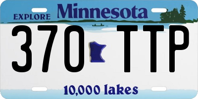 MN license plate 370TTP