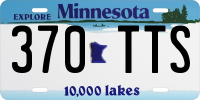 MN license plate 370TTS