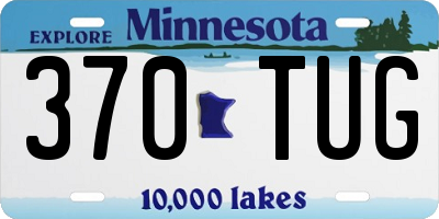 MN license plate 370TUG
