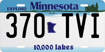 MN license plate 370TVI