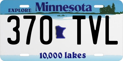 MN license plate 370TVL
