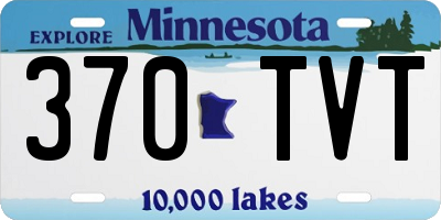 MN license plate 370TVT