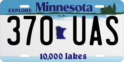 MN license plate 370UAS