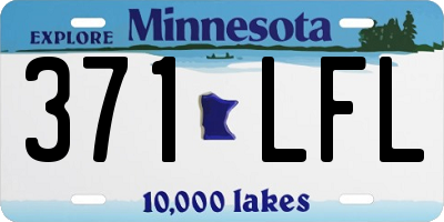 MN license plate 371LFL