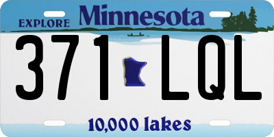 MN license plate 371LQL