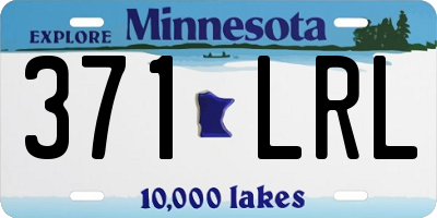 MN license plate 371LRL