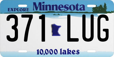MN license plate 371LUG