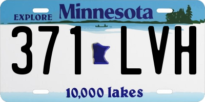 MN license plate 371LVH