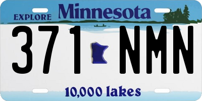 MN license plate 371NMN