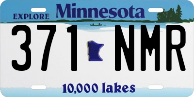 MN license plate 371NMR