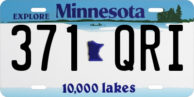 MN license plate 371QRI