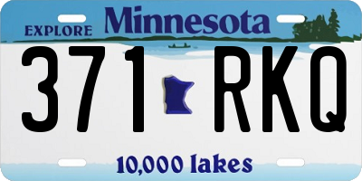 MN license plate 371RKQ