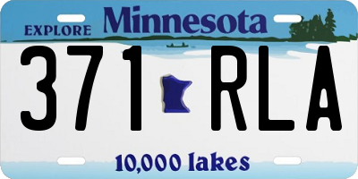 MN license plate 371RLA