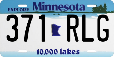 MN license plate 371RLG