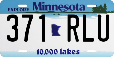 MN license plate 371RLU