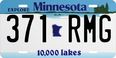 MN license plate 371RMG