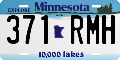 MN license plate 371RMH