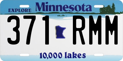 MN license plate 371RMM