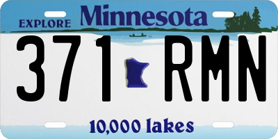 MN license plate 371RMN