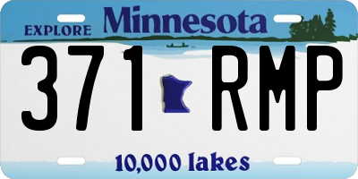 MN license plate 371RMP
