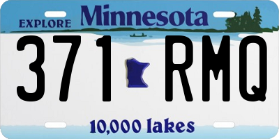 MN license plate 371RMQ