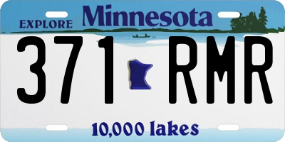 MN license plate 371RMR