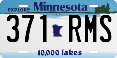 MN license plate 371RMS
