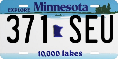 MN license plate 371SEU