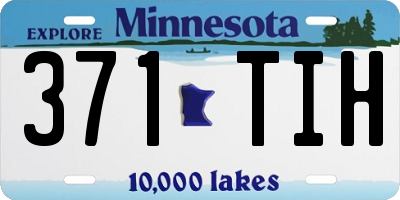 MN license plate 371TIH