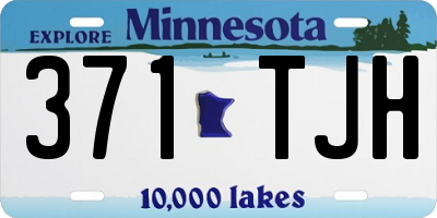 MN license plate 371TJH
