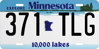 MN license plate 371TLG