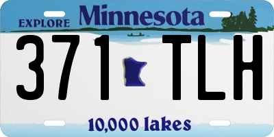 MN license plate 371TLH