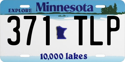 MN license plate 371TLP