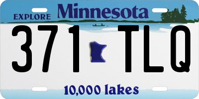 MN license plate 371TLQ