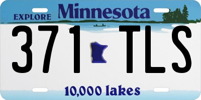 MN license plate 371TLS