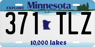 MN license plate 371TLZ