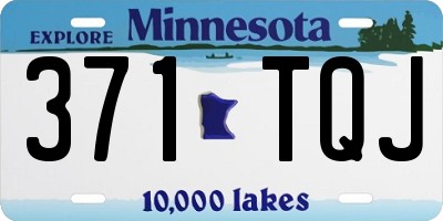 MN license plate 371TQJ