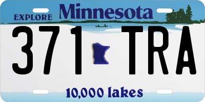MN license plate 371TRA