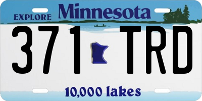 MN license plate 371TRD