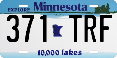 MN license plate 371TRF