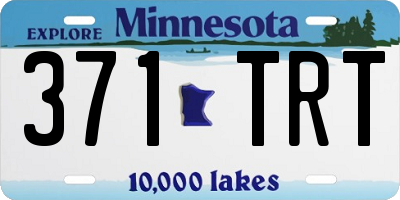 MN license plate 371TRT
